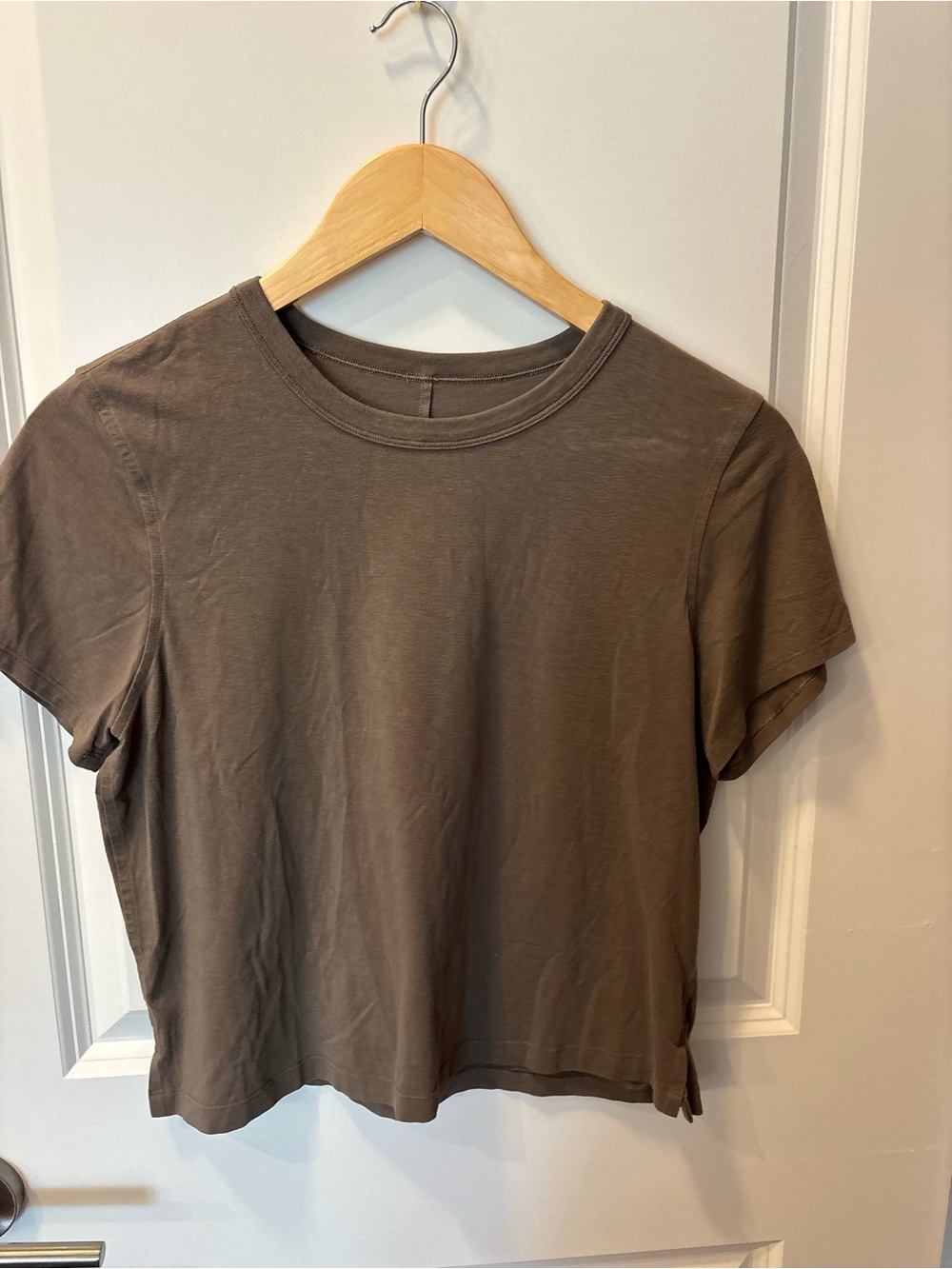 lululemon athletica Short-Sleeve Crew Tee in Olive